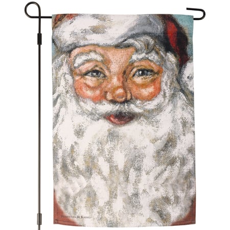 Santa Garden Flag - Polyester