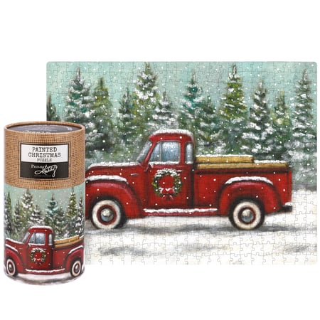 Red Truck Puzzle - Paper