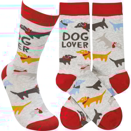 Dog Lover Socks - Cotton, Nylon, Spandex