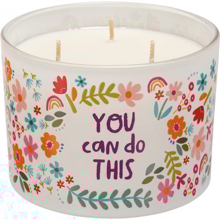 You Can Do This Candle - Soy Wax, Glass, Cotton