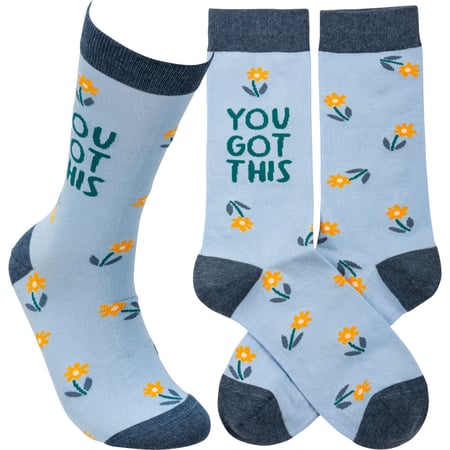 You Got This Socks - Cotton, Nylon, Spandex