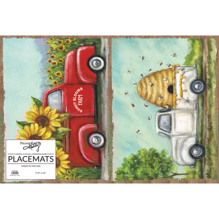 Trucks Paper Placemat Pad - Paper