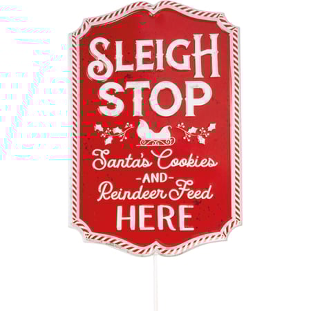 Sleigh Stop Stake - Metal