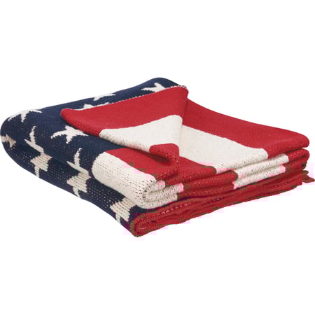 Americana Throw Blanket - Cotton