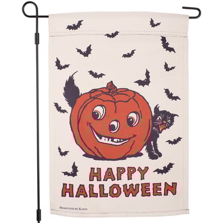Happy Halloween Garden Flag - Polyester