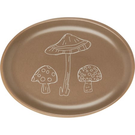 Mushrooms Vanity Tray - Stoneware