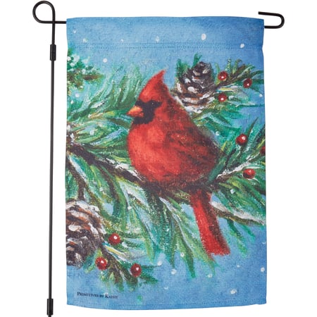 Cardinal Garden Flag - Polyester