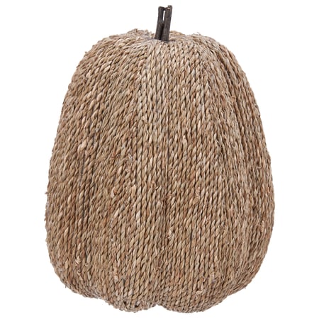 Jute Pumpkin - Foam, Jute, Wood