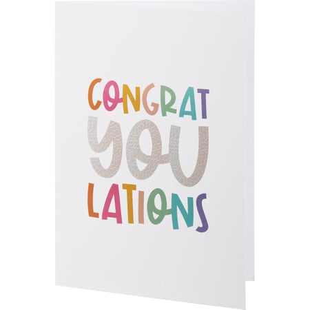 Congratyoulations Greeting Card - Paper