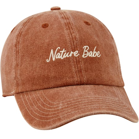 Nature Babe Baseball Cap - Cotton, Metal