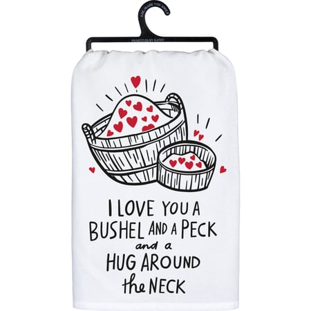 A Bushel And A Peck Kitchen Towel - Cotton