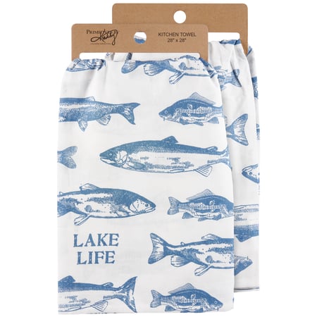 Lake Life Kitchen Towel - Cotton