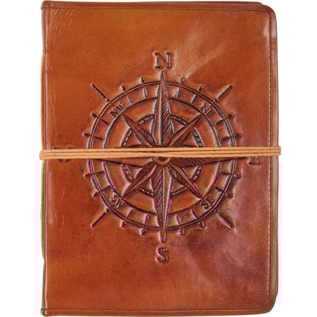 Compass Rose Journal - Leather, Paper