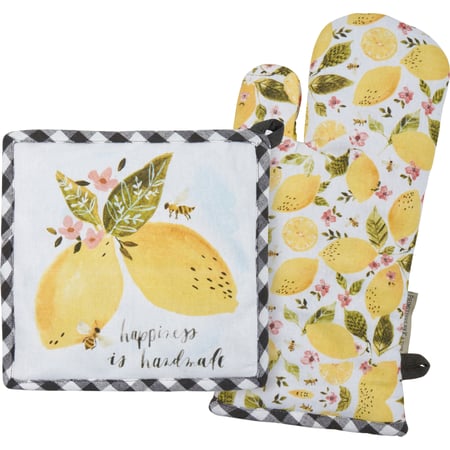 Happiness Is Handmade Kitchen Set - Cotton