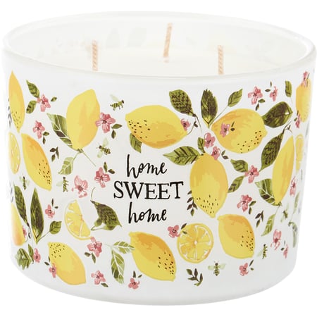 Home Sweet Home Candle - Soy Wax, Glass, Cotton