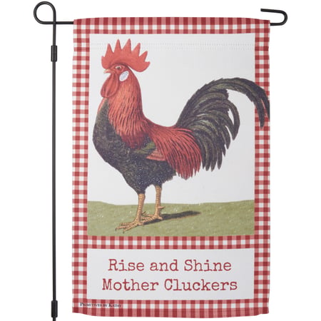 Rise And Shine Garden Flag - Polyester