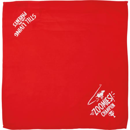 Zoomies/Parents Large Pet Bandana - Rayon