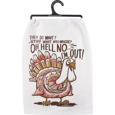 They Do What? Stuff What Kitchen Towel - Cotton, Glitter