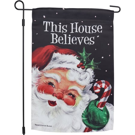 This House Believes Garden Flag - Polyester