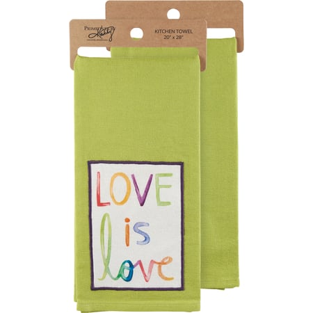 Love Is Love Kitchen Towel - Cotton