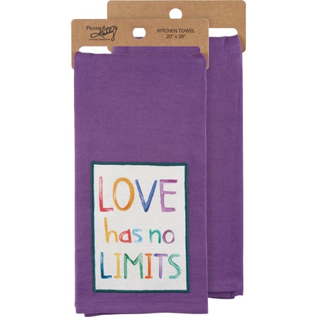 Love Has No Limits Kitchen Towel - Cotton