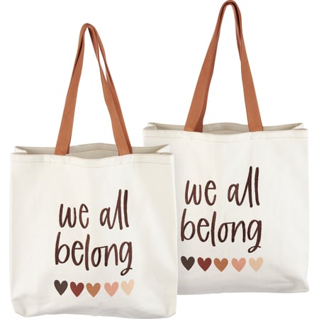 We All Belong Tote - Cotton