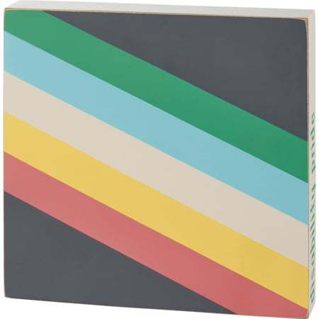 Disability Pride Block Sign - Wood