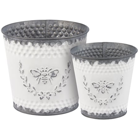 Bee Bucket Set - Metal