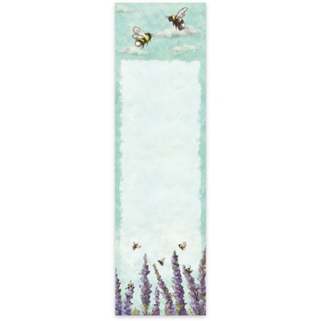 Lavender List Pad - Paper, Magnet