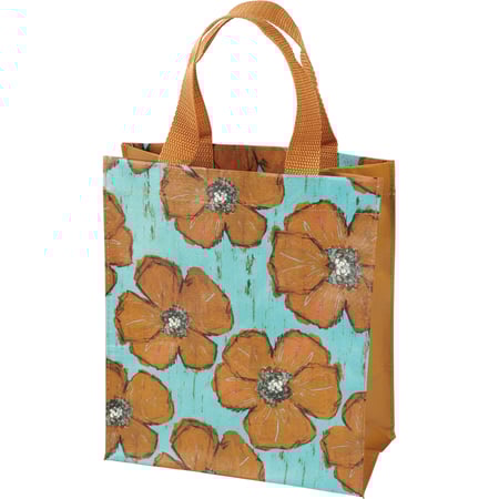 Floral Daily Tote - Post-Consumer Material, Nylon