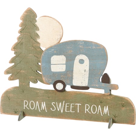 Roam Sweet Roam Wall Decor - Wood