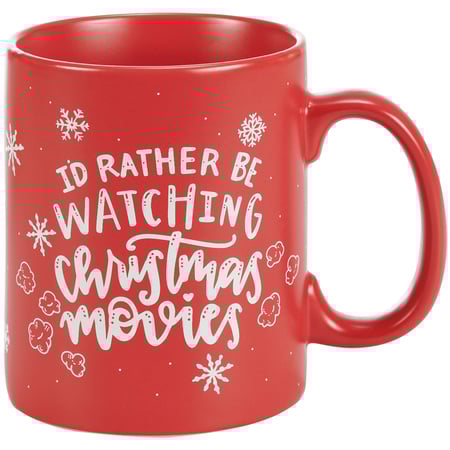 Watching Christmas Movies Mug - Stoneware