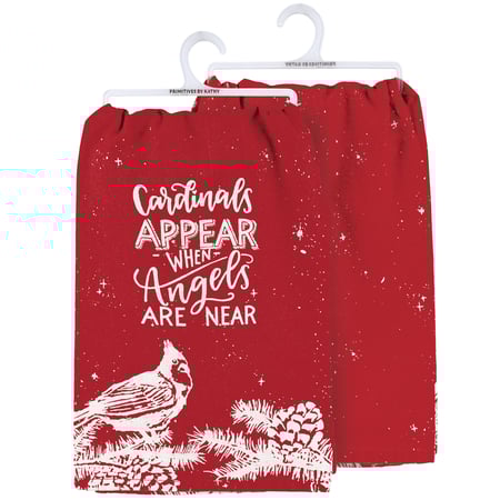 Cardinals Appear Kitchen Towel - Cotton