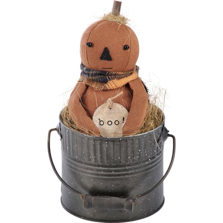 Boo Bobby Doll - Metal, Cotton, Wood, Wire