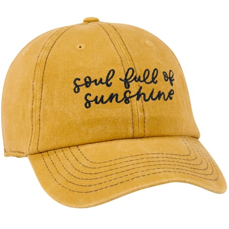 Soul Full Of Sunshine Baseball Cap - Cotton, Metal