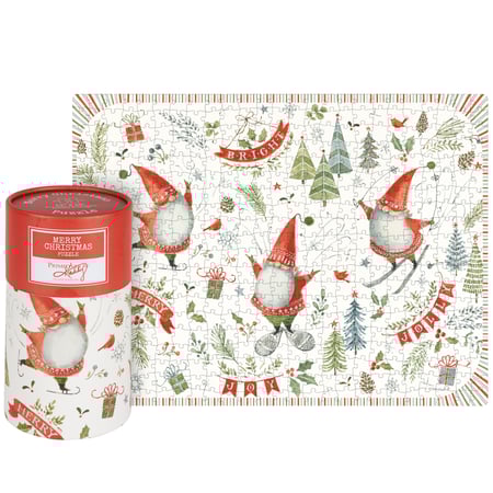 Christmas Gnomes Puzzle - Paper