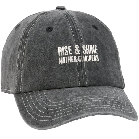 Rise & Shine Baseball Cap - Cotton, Metal