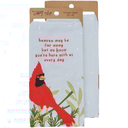 Here With Us Every Day Kitchen Towel - Cotton