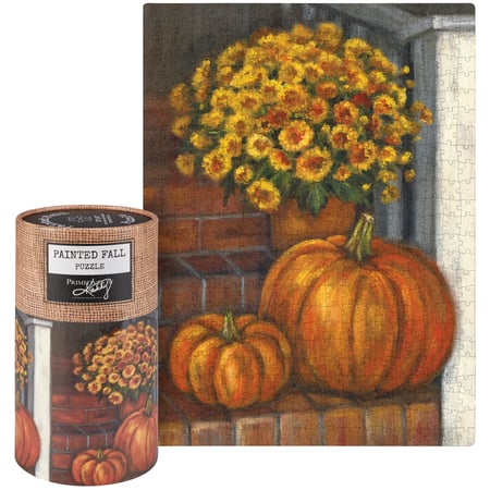 Porch Steps And Flowers Puzzle - Paper