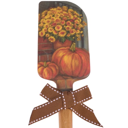 Porch Steps And Flowers Spatula - Silicone, Wood