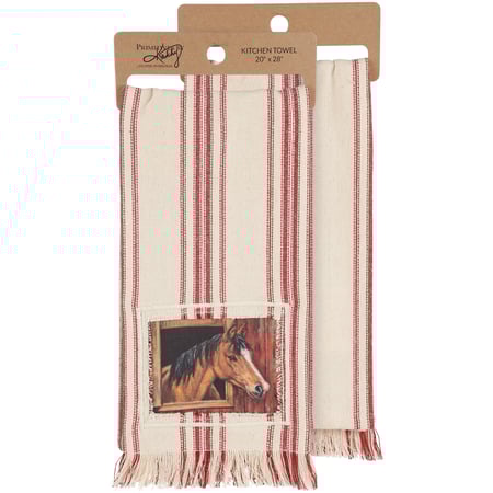Buckskin Horse Kitchen Towel - Cotton