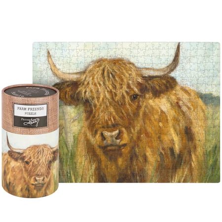 Highland Cow Puzzle - Paper