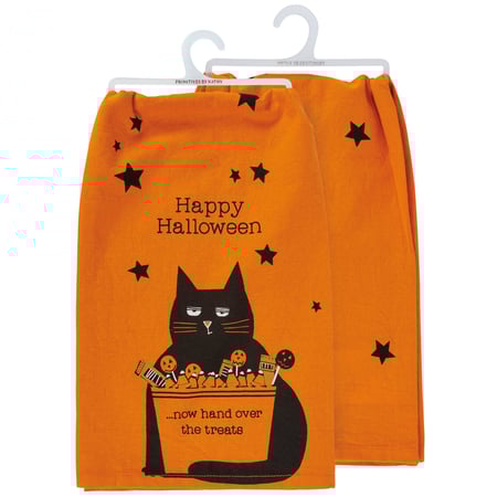 Hand Over The Treats Kitchen Towel - Cotton