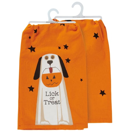 Lick Or Treat Kitchen Towel - Cotton