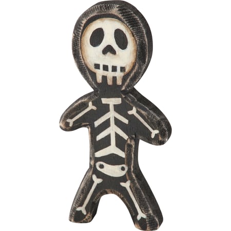 Skeleton Chunky Sitter - Wood