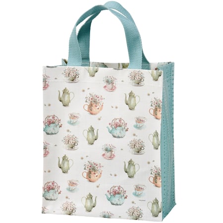 Tea Time Daily Tote - Post-Consumer Material, Nylon