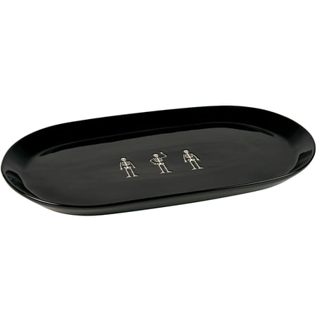Skeletons Oval Platter - Stoneware