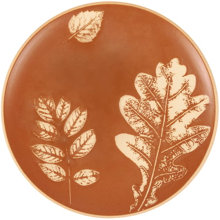 Fall Leaves Salad Plate - Stoneware