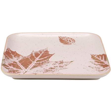 Fall Leaves Tray - Stoneware