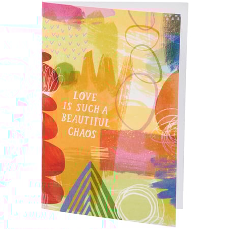 Beautiful Chaos Greeting Card - Paper